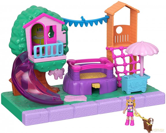 Polly Pocket Wakacyjny zestaw Przygoda na placu zabaw MATTEL