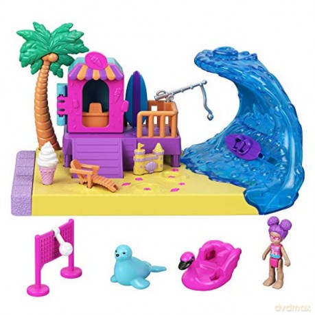 Polly Pocket Wakacyjny zestaw Słoneczna plaża MATTEL