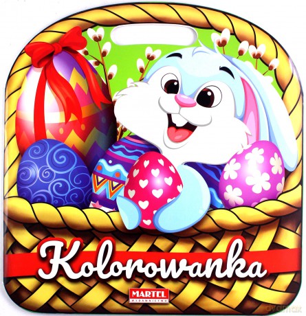 Kolorowanka z naklejkami Koszyczek wielkanocny [KSIĄŻKA]