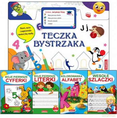 Teczka bystrzaka - Zestaw - Już piszę i liczę [KSIĄŻKA]