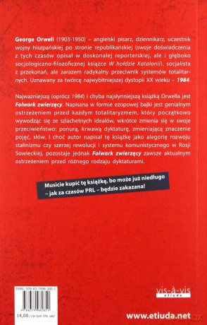 Folwark zwierzęcy - George Orwell [KSIĄŻKA]