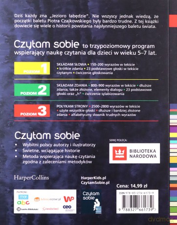 Jezioro łabędzie. Czytam sobie. Poziom 3 - Ewa Nowak [KSIĄŻKA]