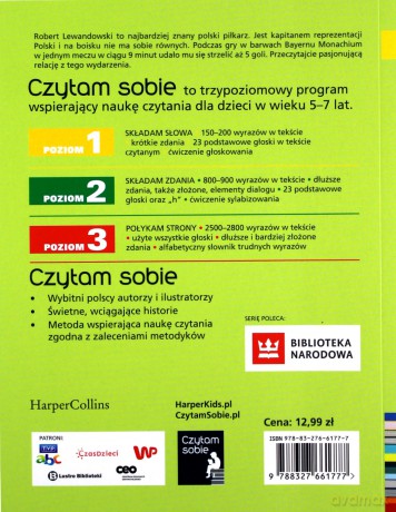 Lewy. Gola! Czytam sobie. Poziom 1 - Rafał Witek [KSIĄŻKA]