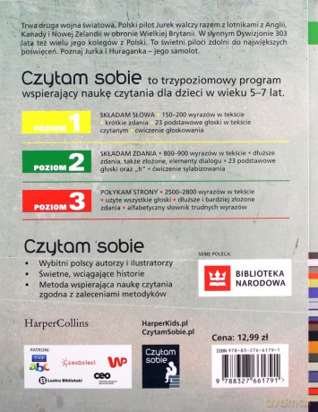 Orły nad Londynem. Z historii Dywizjonu 303. Czytam sobie 2 - Wojciech Widlak [KSIĄŻKA]