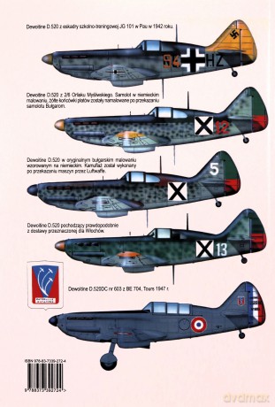 Samolot myśliwski Dewoitine D.520 - Wiesław Bączkowski [KSIĄŻKA]