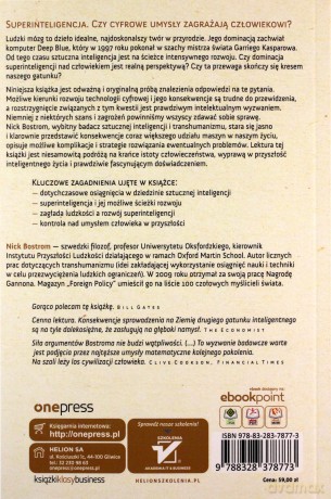 Superinteligencja. Scenariusze, strategie, zagrożenia (przepakowanie) - Nick Bostrom [KSIĄŻKA]