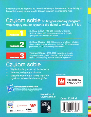 Witajcie w Ponyville. Czytam sobie. Poziom 1 - Justyna Bednarek [KSIĄŻKA]