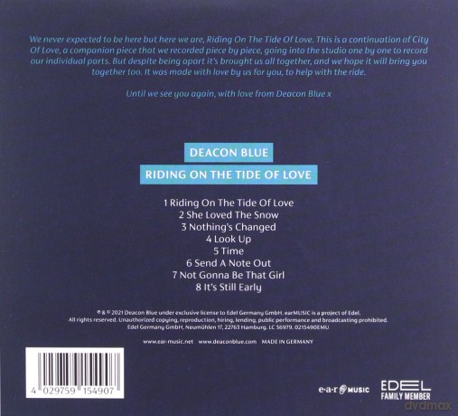 Deacon Blue: Riding On The Tide Of Love [CD]