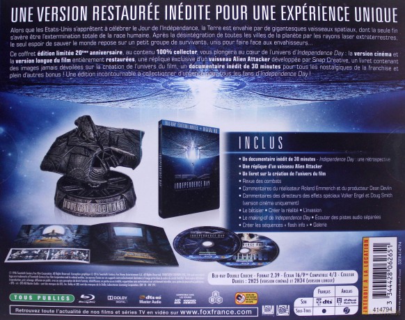Independence Day (Dzień Niepodległości) (steelbook) [Blu-Ray]