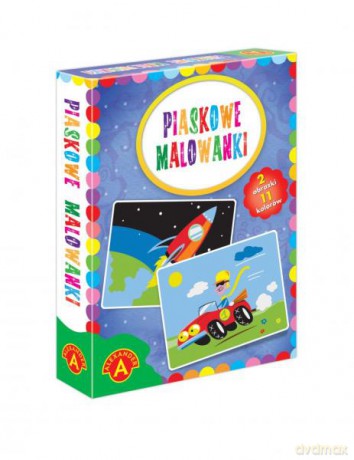 Piaskowe malowanki - auto/rakieta ALEXANDER