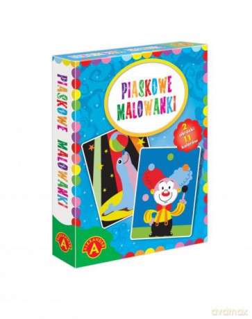 Piaskowe malowanki - foka/klaun ALEXANDER