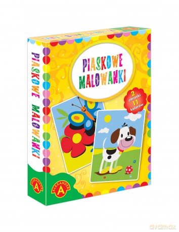 Piaskowe malowanki - pies/motyl ALEXANDER