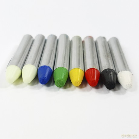 Kredki do twarzy 8 szt. - 2 świecące w ciemności Kidea