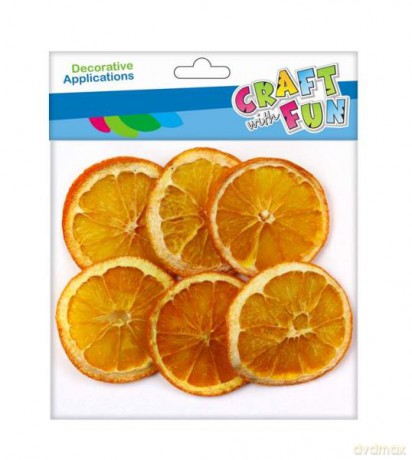 CF Ozdoba dekoracyjna Natura pomarańcze 4-5 cm 6 szt./op