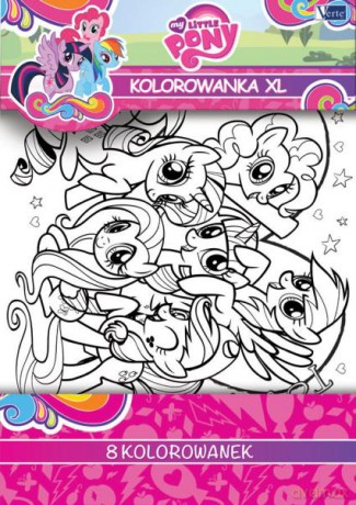 PROMO Kolorowanka XL My Little Pony 8 arkuszy