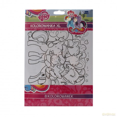 PROMO Kolorowanka XL My Little Pony 8 arkuszy