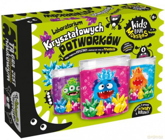 Laboratorium Kry szt.ałowych Potworków Kids Love Monster LISCIANI