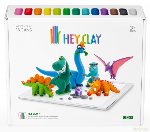 Hey Clay Masa plastyczna Dinozaury