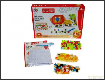 Układanka puzzle Zwierzęta 4w1 248 części