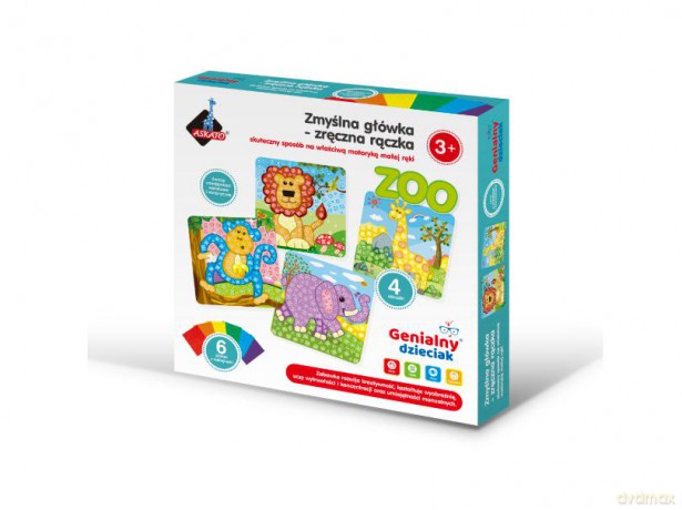 Piankowa wyklejanka zwierzątka