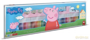 Megazestaw do kolorowania Świnka Peppa Multiprint