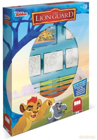 Pieczątki 4 szt. Król Lew Multiprint pudełku