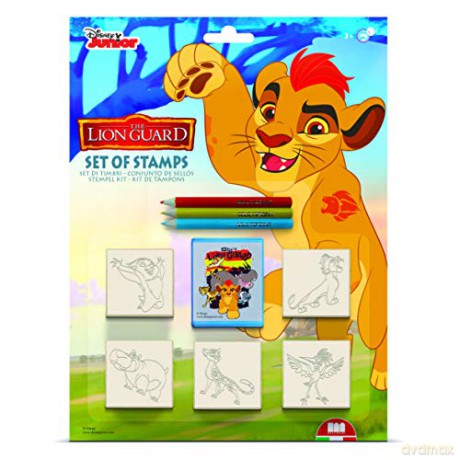 Pieczątki 5 szt. Król Lew blister Multiprint