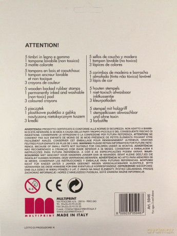 Pieczątki 5 szt. Król Lew blister Multiprint