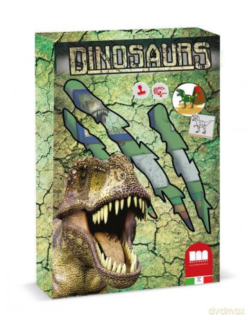 Pieczątki Dinozaur 4 szt. w pudełku DANTE