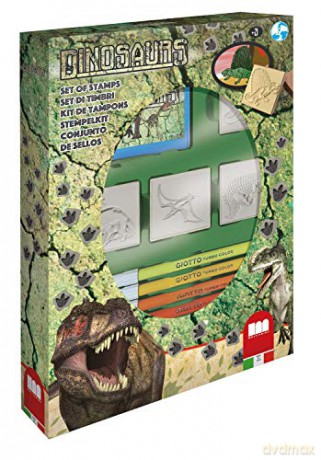 Pieczątki Dinozaur 4 szt. w pudełku DANTE