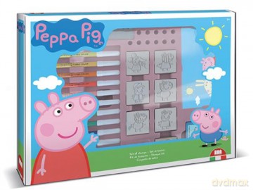 Pieczątki Maxi box Świnka Peppa Multiprint