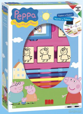 Pieczątki Peppa w pudełku DANTE
