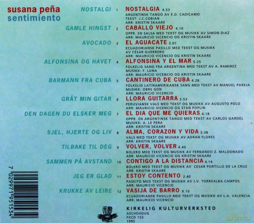 Susana Pena: Sentimiento [CD]