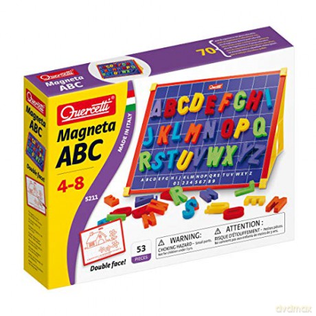 Magnetino tablica z literkami dużymi QUARCETTI
