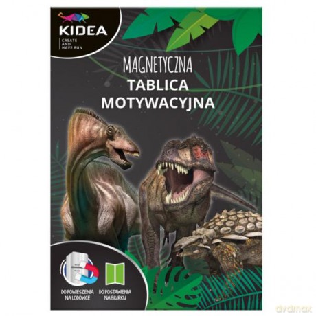 Tablica motywacyjna magnetyczna A Kidea (DINOZAURY)