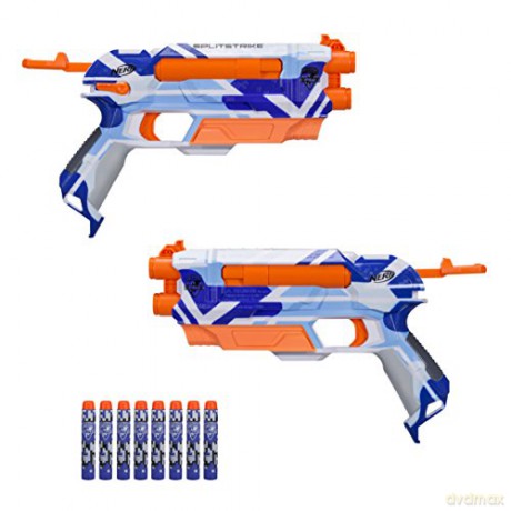PROMO NERF ELITE N-Strike Wyrzutnia Splitstrike x2 + 8 strzałek HASBRO
