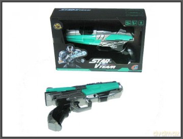Pistolet laserowy 18 cm światło dźwięk HIPO