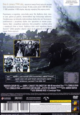 Najdłuższy dzień (polski lektor) [DVD]