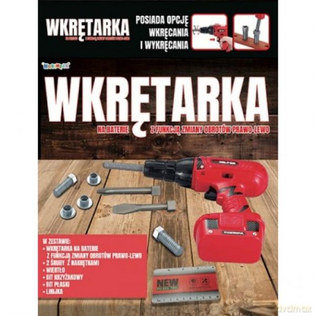 Wiertarko-wkrętarka czerwona