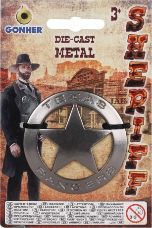 Metalowa odznaka szeryfa GONHER