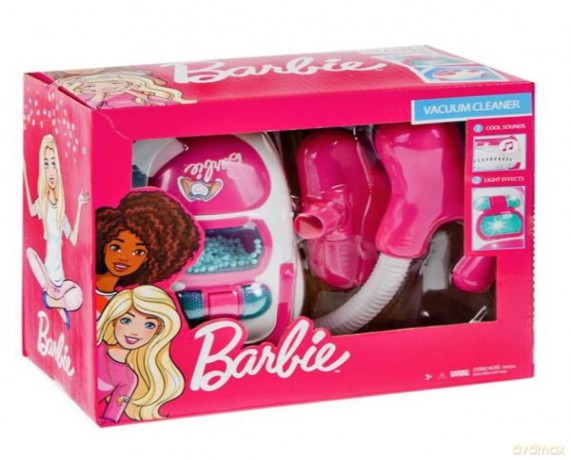 Barbie AGD Odkurzacz na baterie 24x13x19 cm