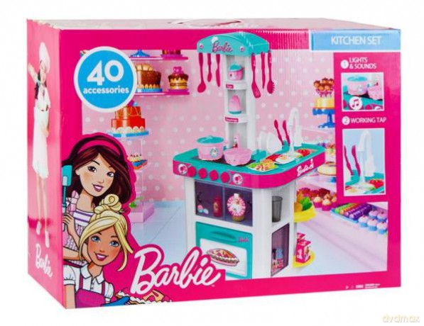 Barbie Kuchnia na baterie 60x45x20 cm