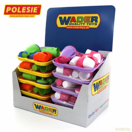 Polesie Zestaw naczyń "Alisa" z tacą na 4 osoby Wader