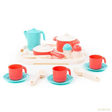 Polesie Zestaw naczyń "Nastka" z tacą w siatce