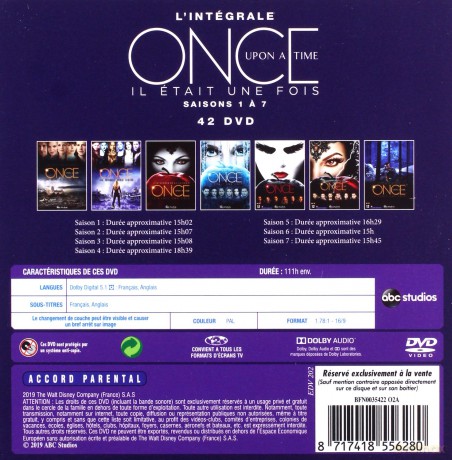 Once Upon A Time Season 1-7 (Dawno, dawno temu) [BOX] [42DVD]