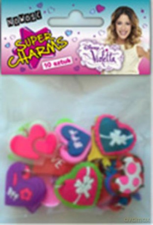 Zestaw 10 szt. Charms Violetta DERFORM