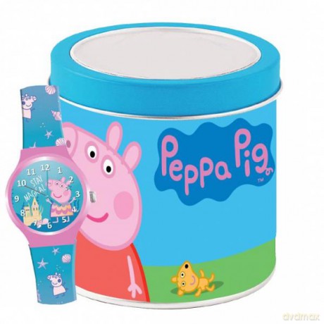 Zegarek analogowy Peppa w puszce DIAKAKIS