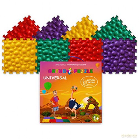 Polesie Mata do masażu ortopedyczna modułowa ORTHO PUZZLE Kamyczki morskie