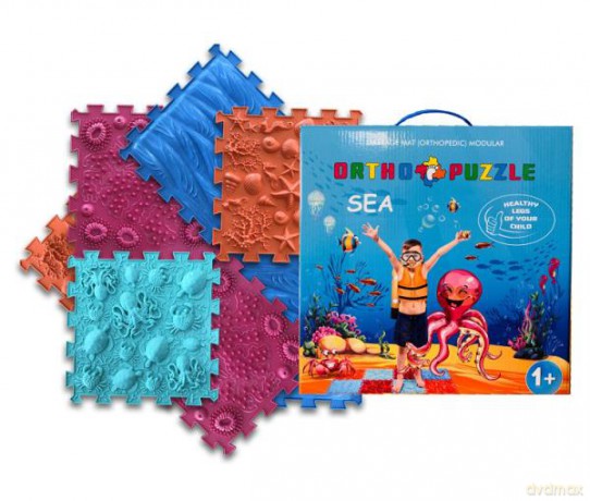 Polesie Mata do masażu ortopedyczna modułowa ORTHO PUZZLE Morze