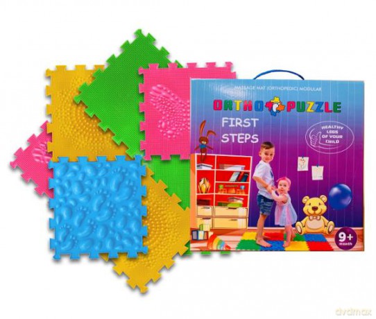 Polesie Mata do masażu ortopedyczna modułowa ORTHO PUZZLE Pierwsze kroczki